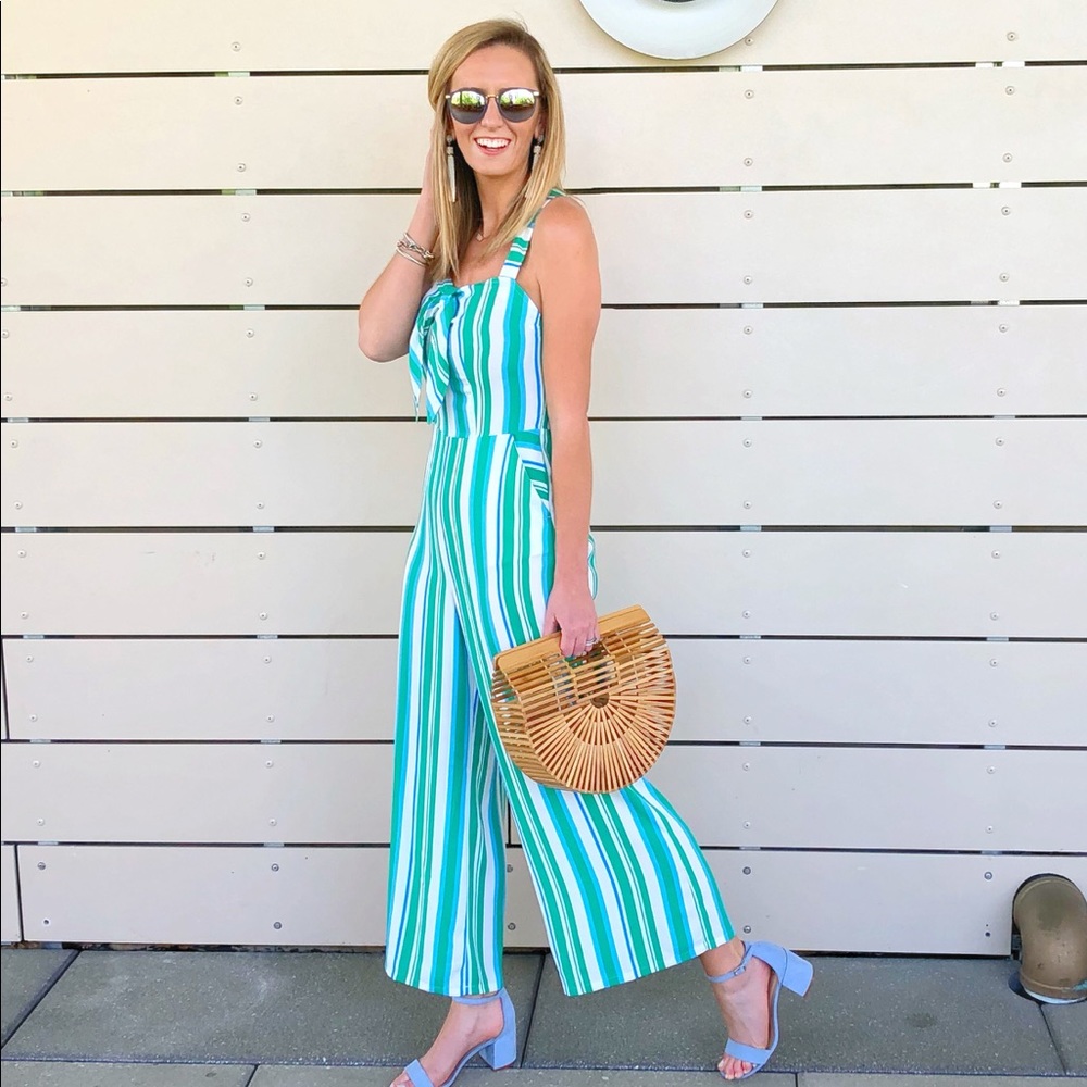 Striped Jumpsuit